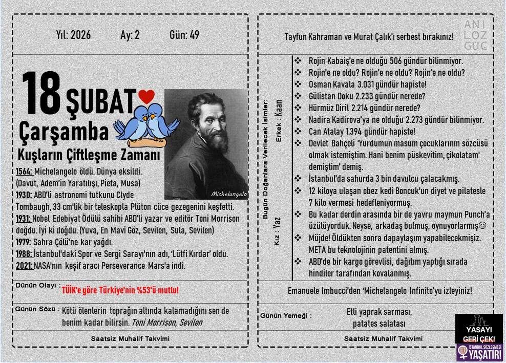 "Kuşların Çiftleşme Zamanı" 1